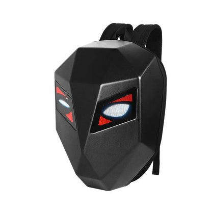 Sharingan Cycling motorcycle Backpack LED hardshell waterproof rider helmet bag