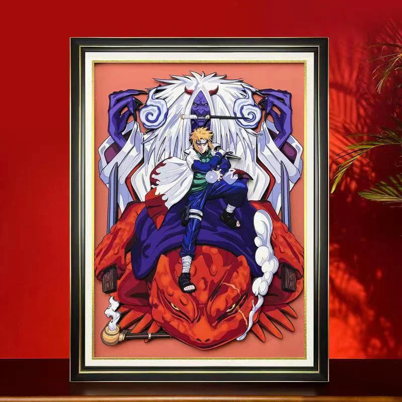 Namikaze Minato hübsche Cartoon-Kunsthandwerk-3D-Zeichnung