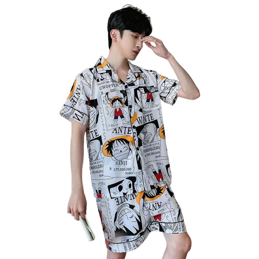 Luffy Ice silkki lyhythihainen pyjama