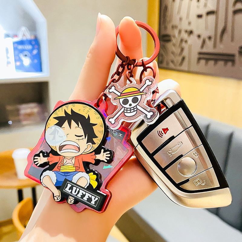 Luffy/Zoro/Nami μοντελοποιεί υπέροχο κουτί με μπρελόκ με κινούμενα σχέδια