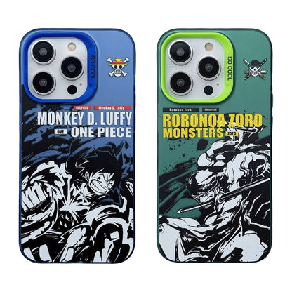 Luffy/Zoro silikonové pouzdro na iPhone odolné proti nárazu
