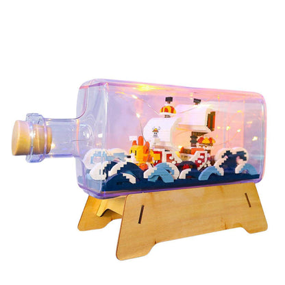 Thousand Sunny Puzzle Stavební bloky Drift Bottle Decoration