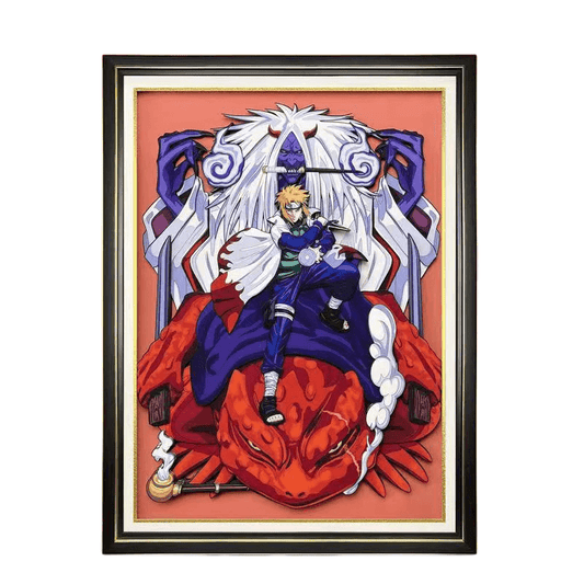 Namikaze Minato hübsche Cartoon-Kunsthandwerk-3D-Zeichnung