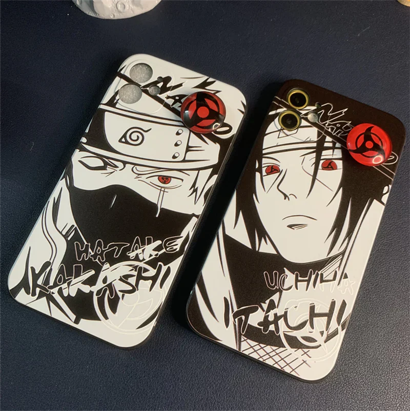 Kakashi/itachi Cool Case pro rotující Sharingan ručně vyráběné pouzdro na iPhone