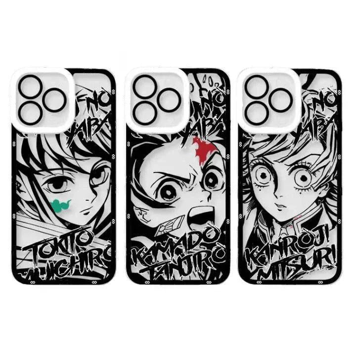 Tanjirou/Mitsuri/Muichirou Apple exquisite Trend Silikon Anti-Kollisions-Handyhülle