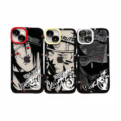 Silikonové pouzdro na telefon Uchiha Itachi/Hatake Kakashi Apple odolné proti nárazu