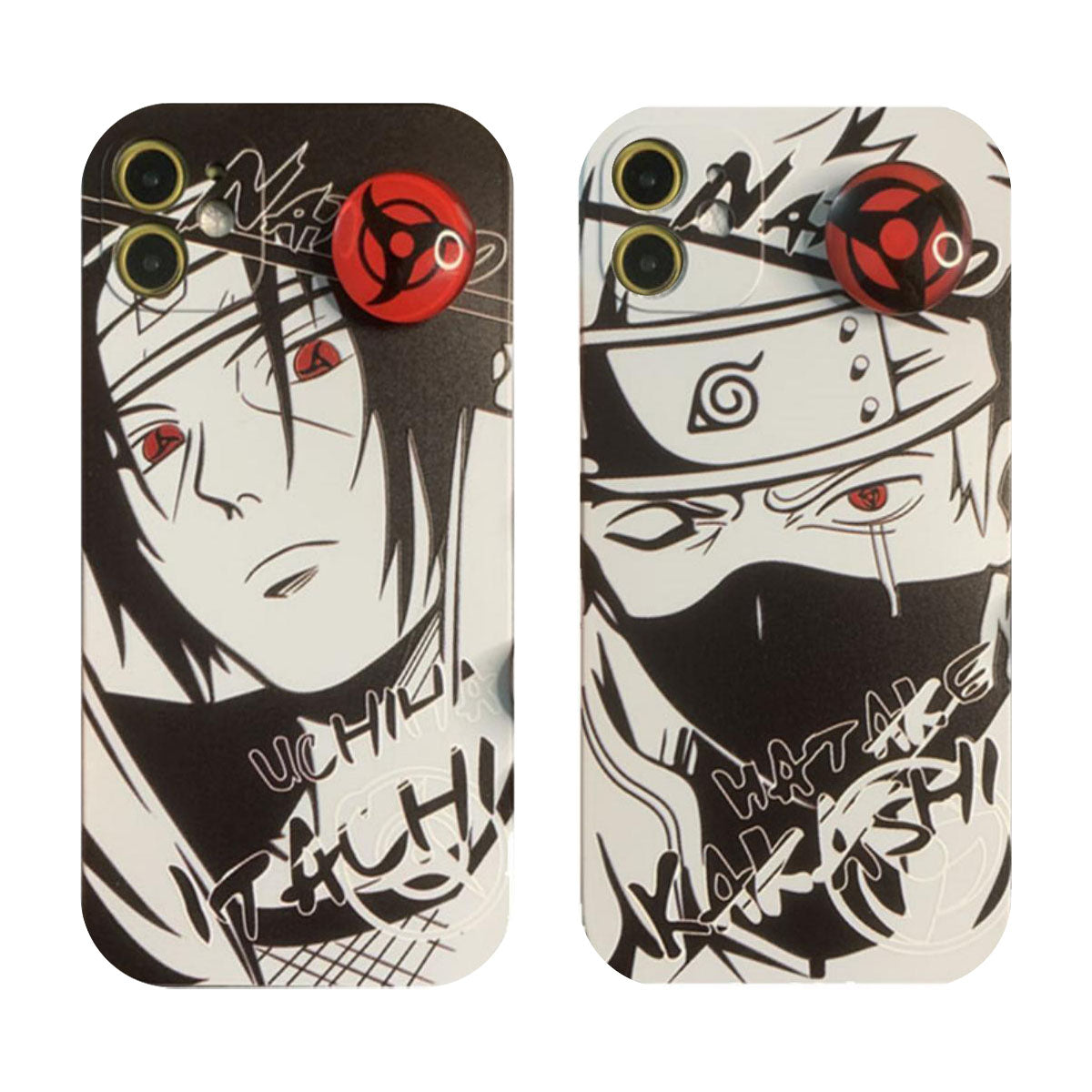 Kakashi/itachi Cool Case pro rotující Sharingan ručně vyráběné pouzdro na iPhone