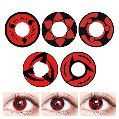 Sasuke/Itachi/Kakashi/Madara Sharingan cool cosplay dekoration Skønhed pupil Øjne
