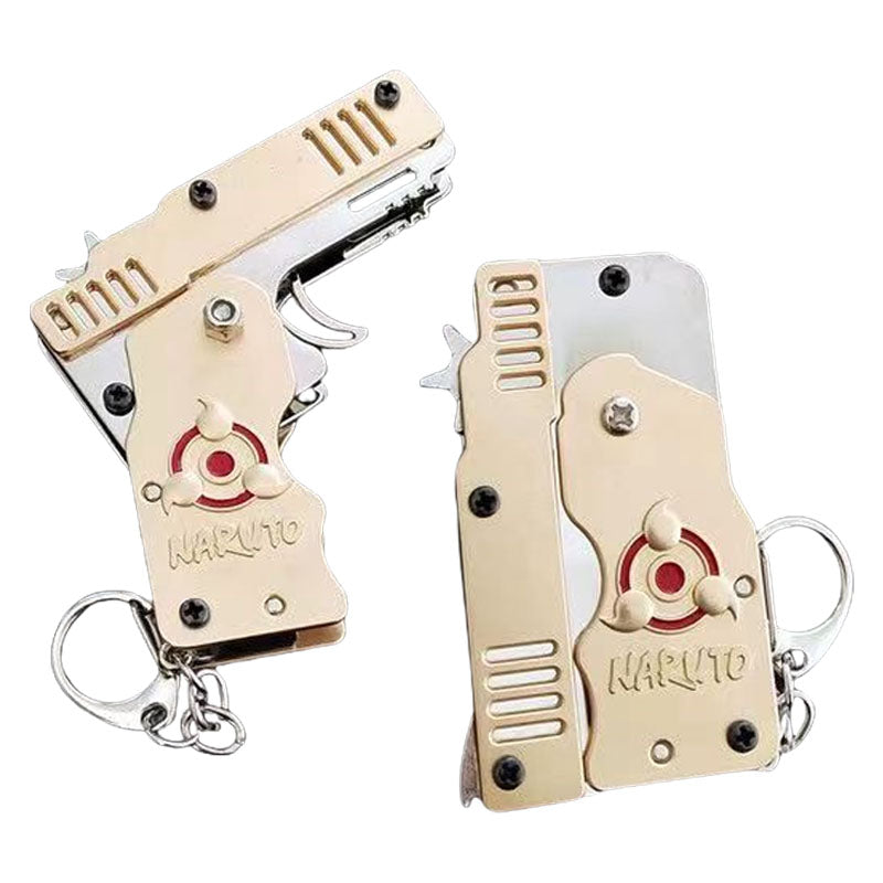Sharingan Gummiband-Metallwerfer