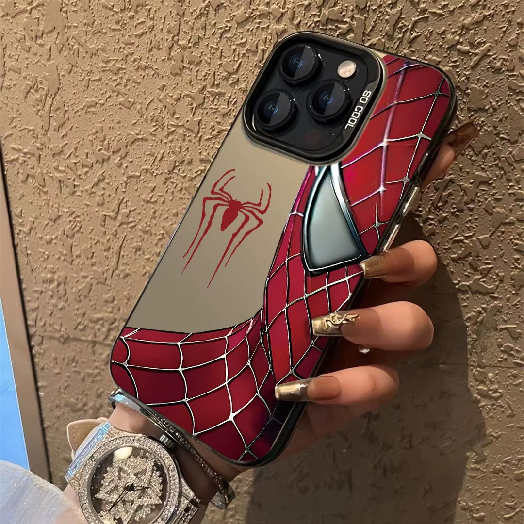 Marvel Spider‑Man Tobey Maguire Style Phone Case for iPhone, Anti‑Drop Shockproof Protective Cover 2‑Color Options Full Collection