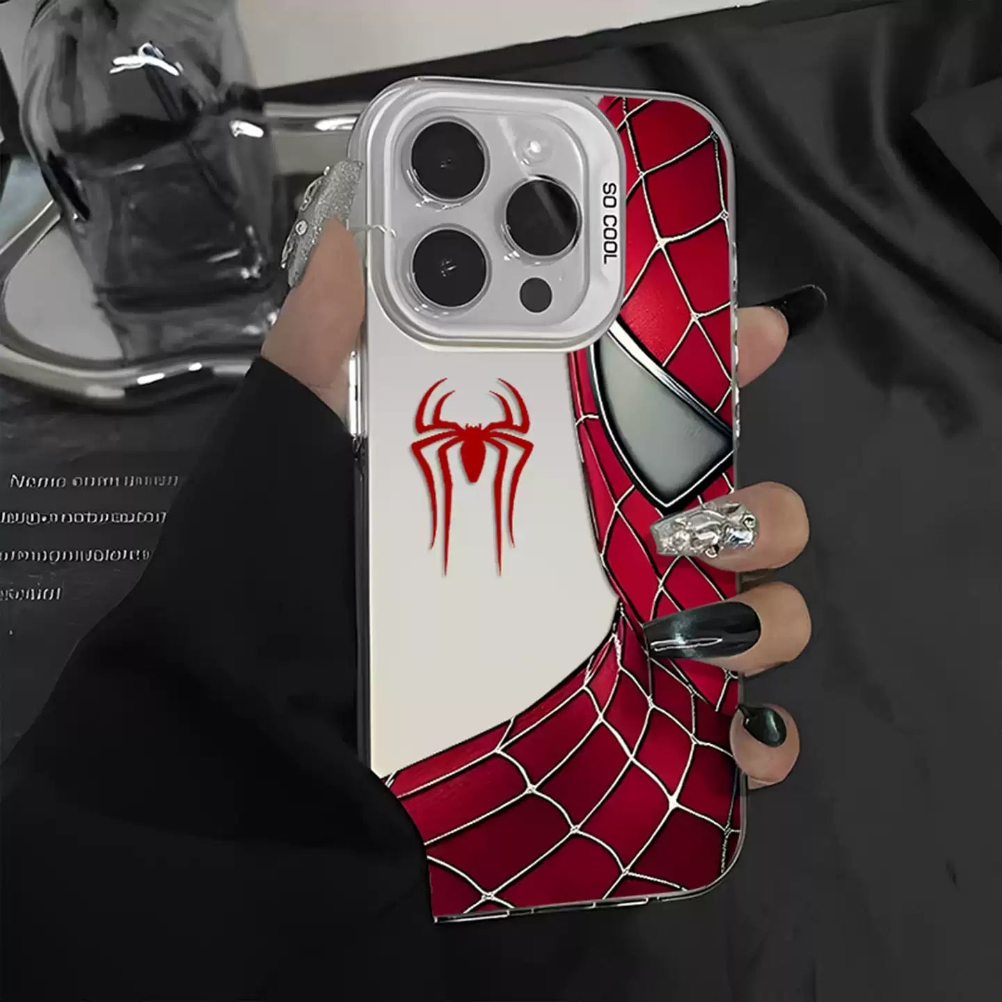 Marvel Spider‑Man Tobey Maguire Style Phone Case for iPhone, Anti‑Drop Shockproof Protective Cover 2‑Color Options Full Collection