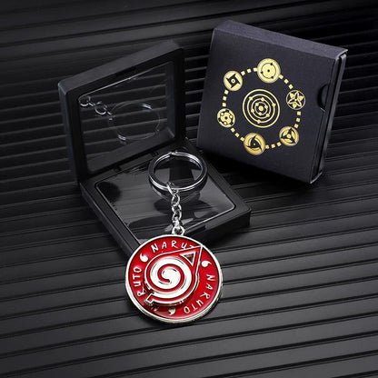 Porte-clés rotatif Naruto Sharingan - Uchiha Anime Spinning Fidget Toy