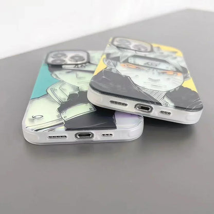 Pain/Uzumaki/Kakashi Vynikající silikonové antikolizní pouzdro Trend Silicone Apple