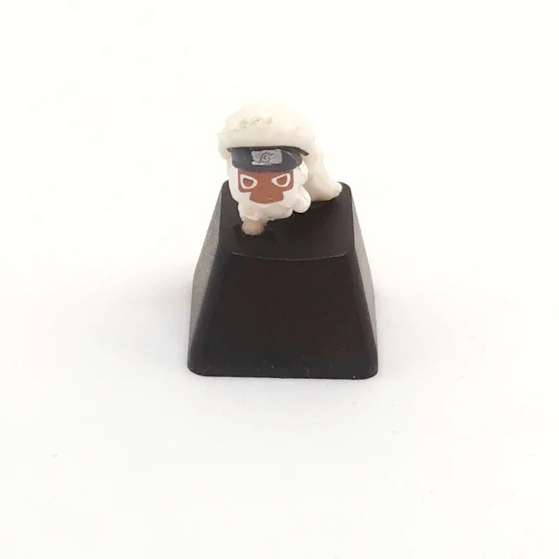 Kreativní průhledná, roztomilá mechanická krytka klávesnice Kakashi/Sasuke
