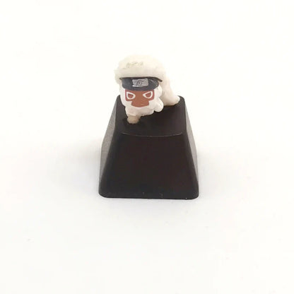 Kreativní průhledná, roztomilá mechanická krytka klávesnice Kakashi/Sasuke