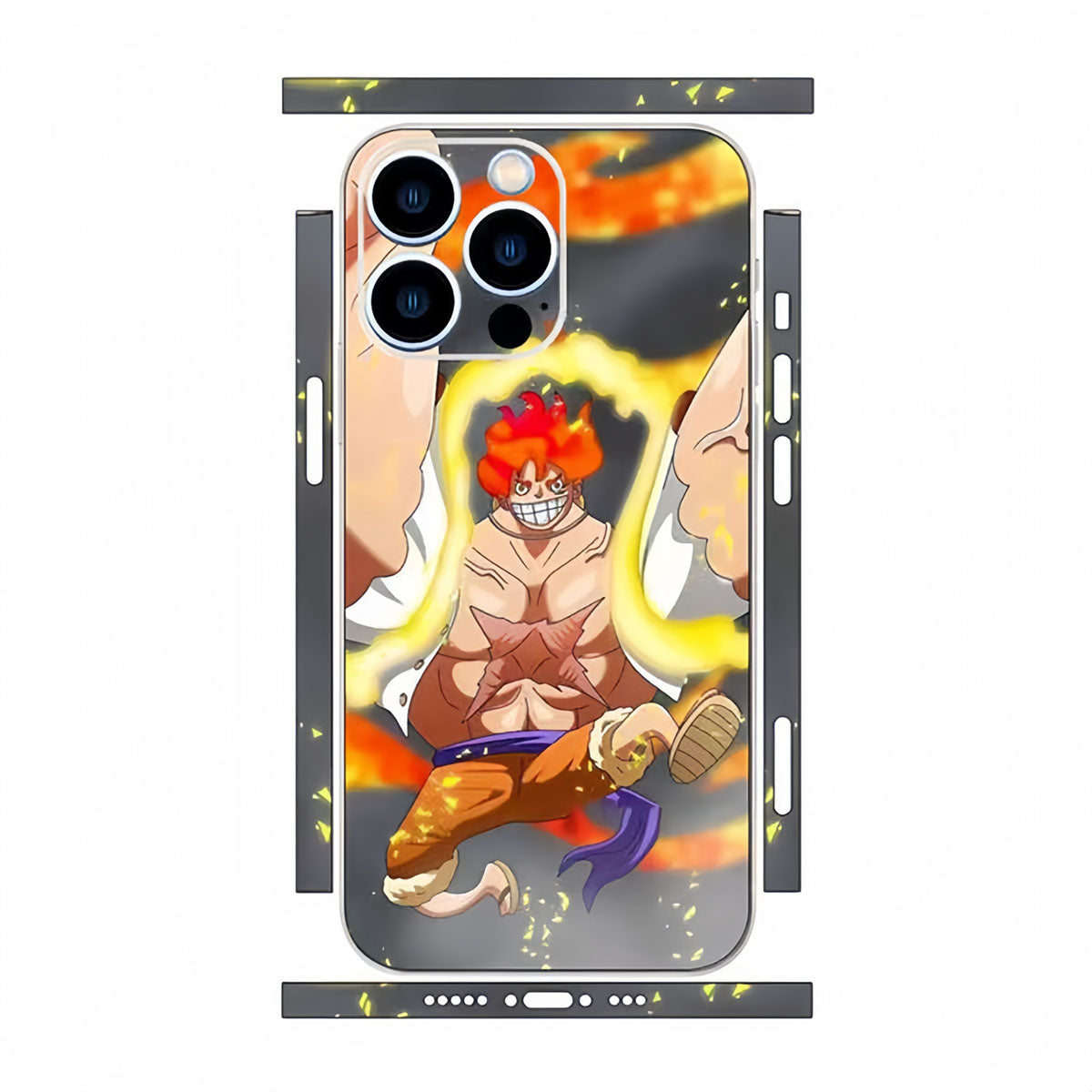 Luffy iPhone cell phone back film beautiful pattern sticker