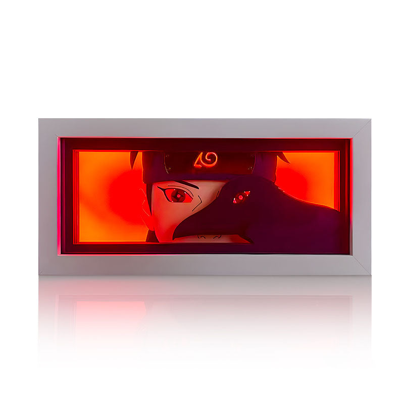 Sasuke/Kakashi/Obito/Itachi 3D Paper Sculpture Night Light - Rozsviťte svět anime!