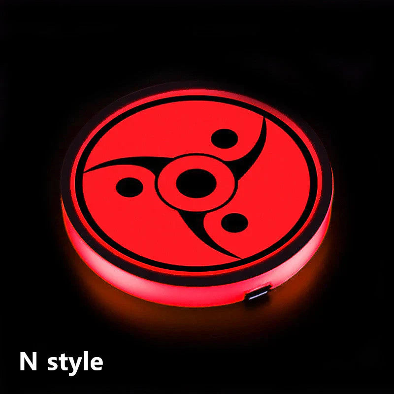 Inteligentní snímací tácky Sharingan Car 7 měnící barvy