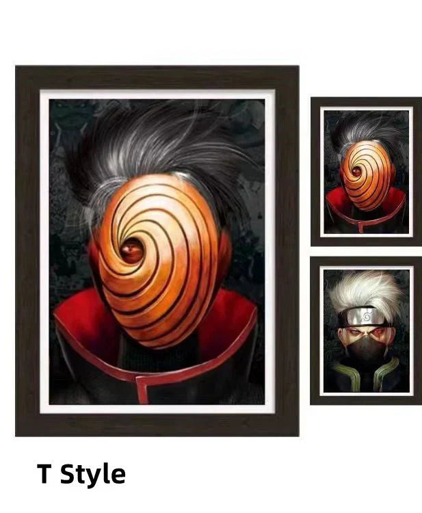 Uzumaki/Sasuke/Kakashi Hd 3D gradientní dekorativní malba cool pohyblivé malby postav