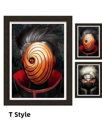 Uzumaki/Sasuke/Kakashi Hd 3D gradientní dekorativní malba cool pohyblivé malby postav