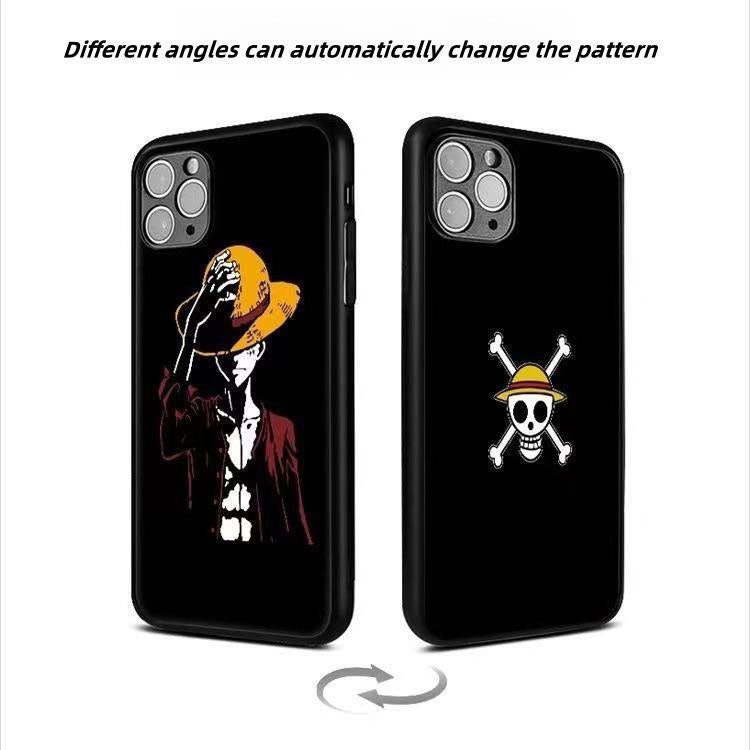 Luffy/Zoro/Ace 3D varianta iPhone silikonové pouzdro na telefon odolné proti nárazu