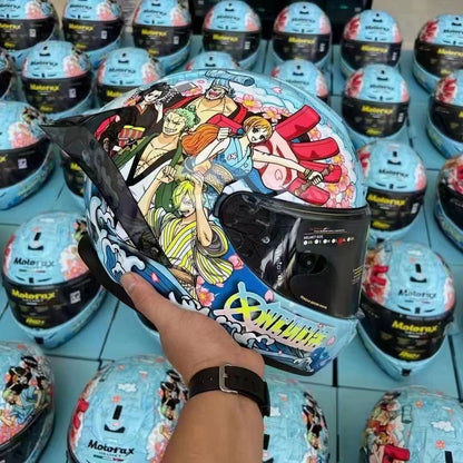 Ruffy/Chopper Vollhelm-Motorradhelm