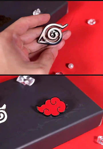 sasuke/itachi/kakashi Kolekce kovových odznaků Mangekyou Sharingan