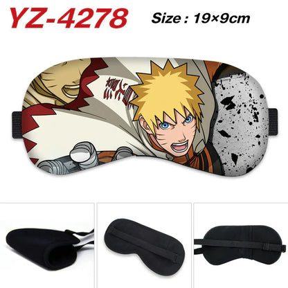 Uzumaki/Sasuke dessin animé belle visière de sommeil stéréo respirante