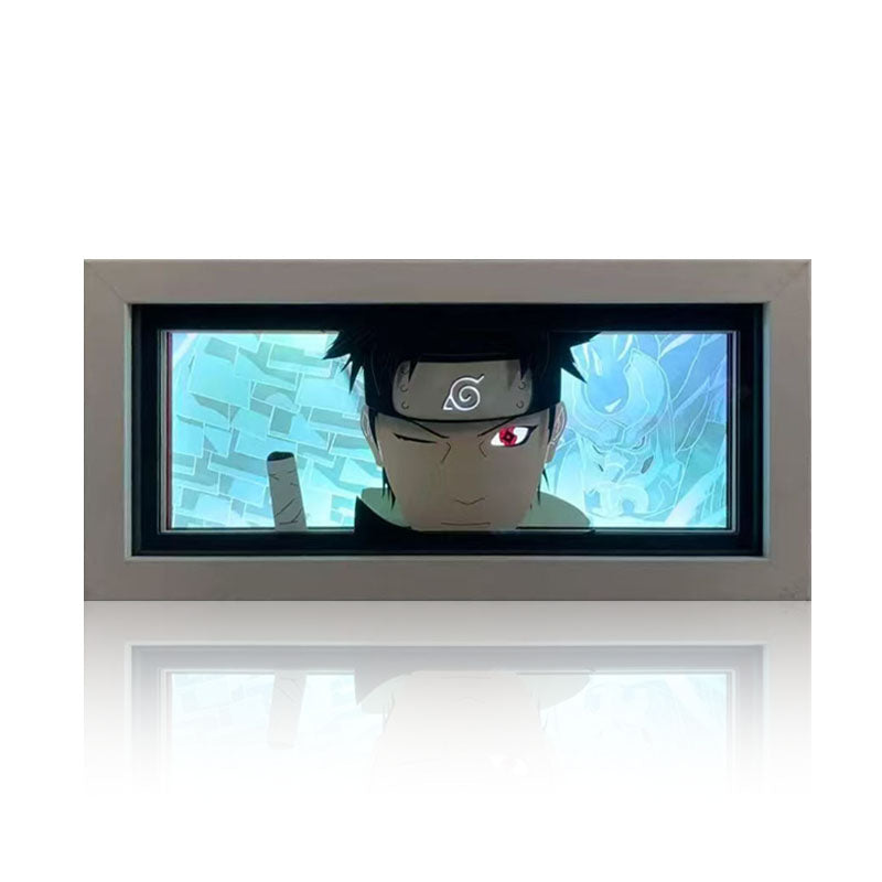 Sasuke/Kakashi/Obito/Itachi 3D Paper Sculpture Night Light - Rozsviťte svět anime!