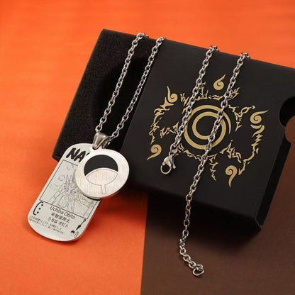 Beau collier de la série Uzumaki/Sasuke/Kakashi Ninja avec finition