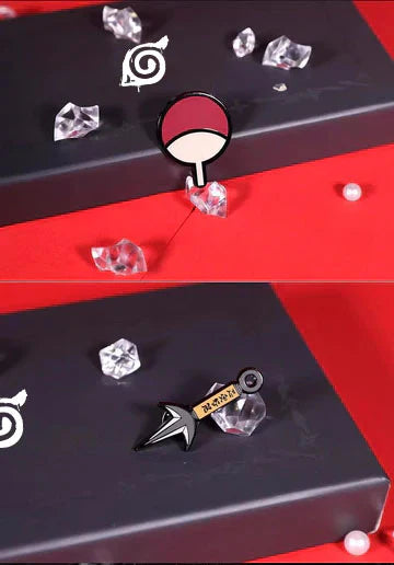 sasuke/itachi/kakashi Kolekce kovových odznaků Mangekyou Sharingan