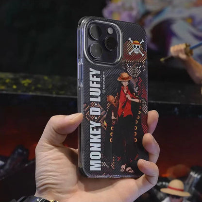 Luffy/Zoro silikonové pouzdro na iPhone odolné proti nárazu