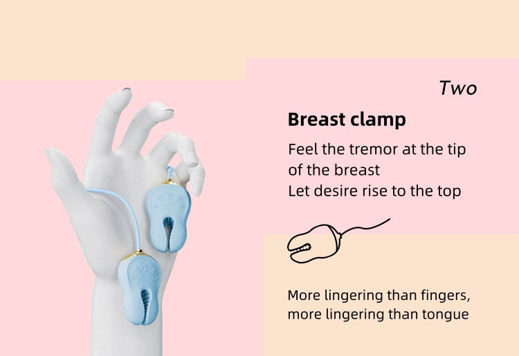 Vintage Landline Phone Shape Women Personal Wellness Massager Set with Suction Vibration Heating Nipple Clamp Modes Silicone Adult Intimate Care Device Waterproof Rechargeable