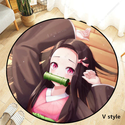 Kamado Tanjirou Hand-made environmentally friendly non-slip comfortable carpet for home