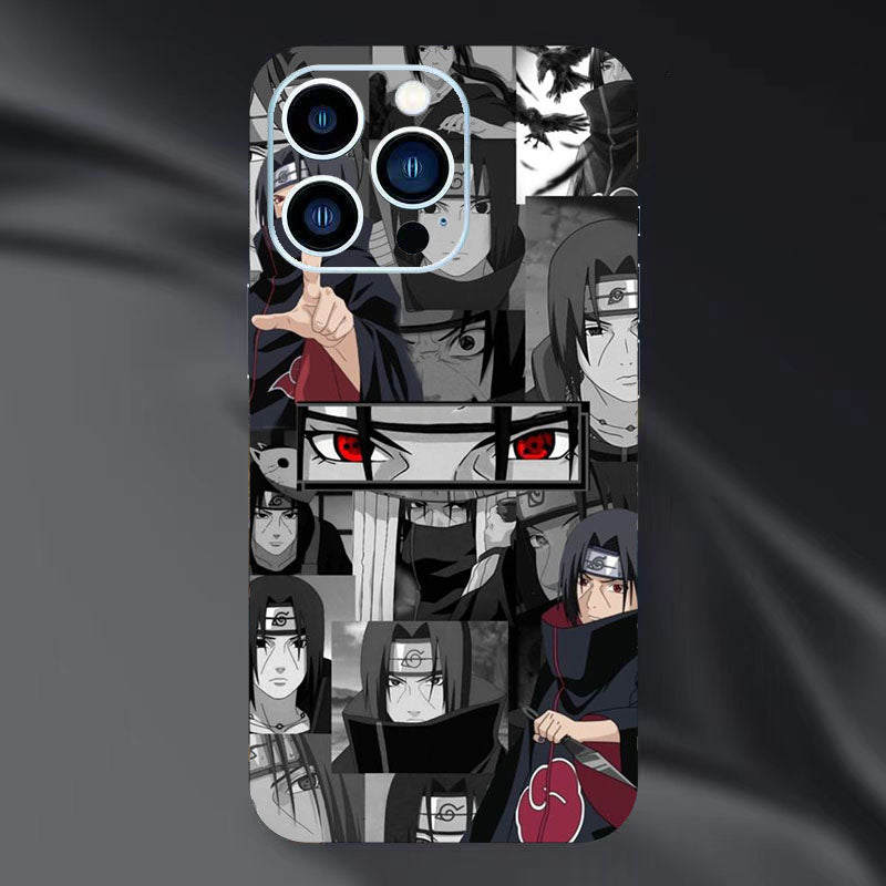 Itachi/Jiraiya/Kakashi iPhone Vynikající fólie na zadní stranu telefonu, personalizovaný vzor, ​​HD ochrana