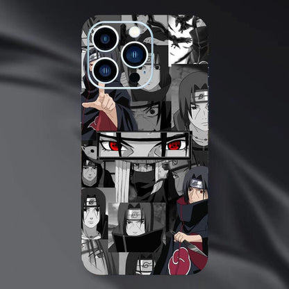 Itachi/Jiraiya/Kakashi iPhone Vynikající fólie na zadní stranu telefonu, personalizovaný vzor, ​​HD ochrana