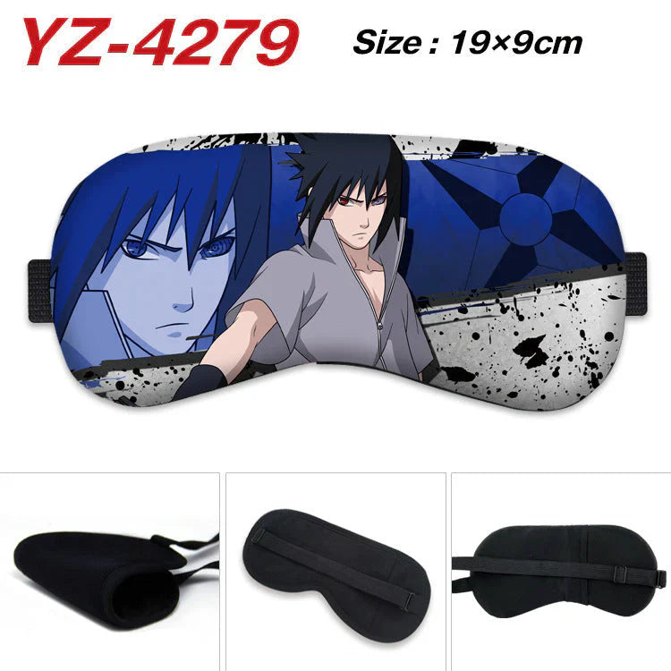 Uzumaki/Sasuke dessin animé belle visière de sommeil stéréo respirante