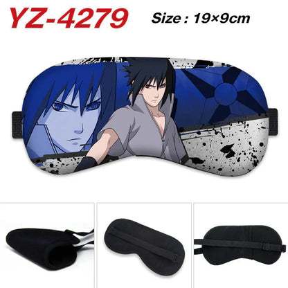 Uzumaki/Sasuke dessin animé belle visière de sommeil stéréo respirante