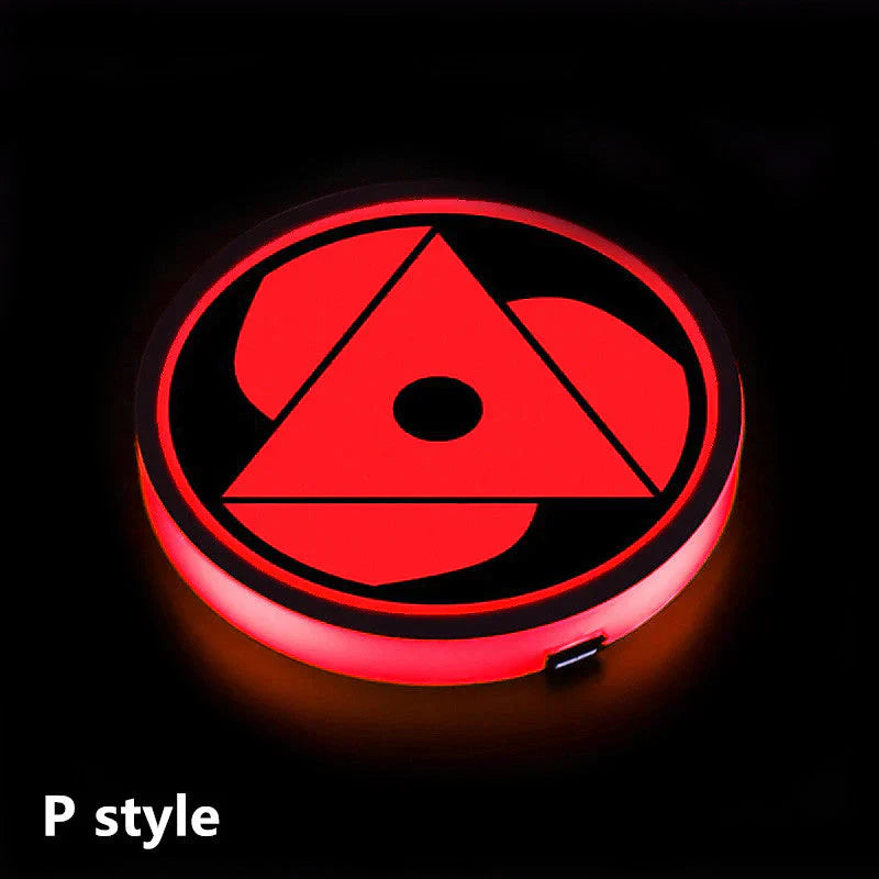 Inteligentní snímací tácky Sharingan Car 7 měnící barvy
