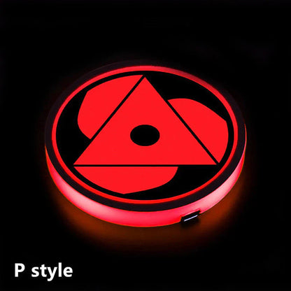 Inteligentní snímací tácky Sharingan Car 7 měnící barvy