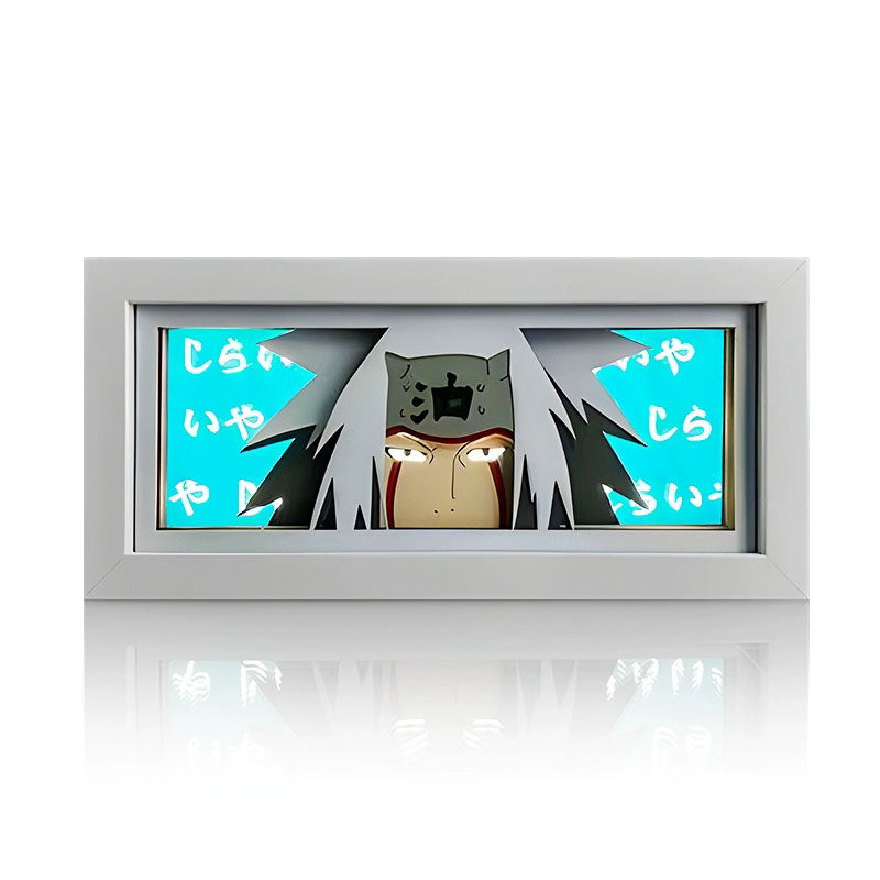 Sasuke/Kakashi/Obito/Itachi 3D Paper Sculpture Night Light - Rozsviťte svět anime!