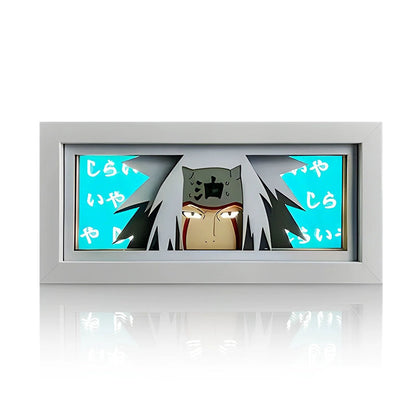 Sasuke/Kakashi/Obito/Itachi 3D Paper Sculpture Night Light - Rozsviťte svět anime!