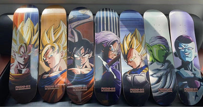 Monopatín profesional de patrón fino Goku/Vegeta (tamaño: 80 cm × 20 cm)