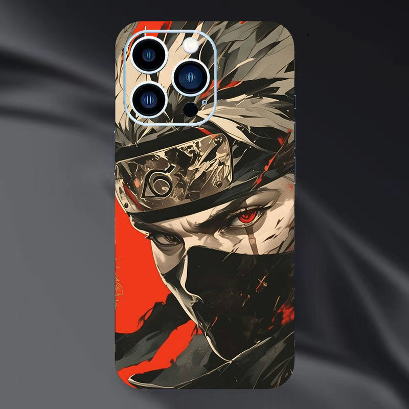 Itachi/Jiraiya/Kakashi iPhone Vynikající fólie na zadní stranu telefonu, personalizovaný vzor, ​​HD ochrana