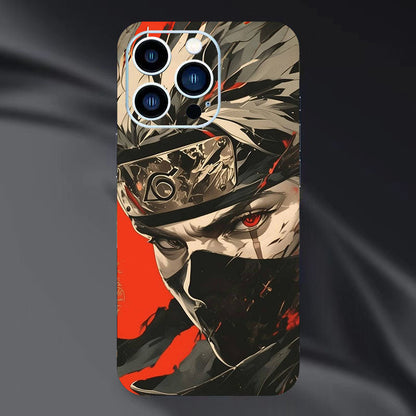 Itachi/Jiraiya/Kakashi iPhone Vynikající fólie na zadní stranu telefonu, personalizovaný vzor, ​​HD ochrana