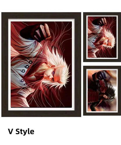 Uzumaki/Sasuke/Kakashi Hd 3D gradientní dekorativní malba cool pohyblivé malby postav