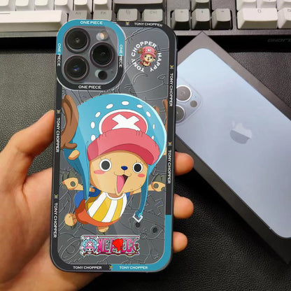 Silikonové pouzdro na telefon Luffy/Zoro/Ace odolné proti nárazu