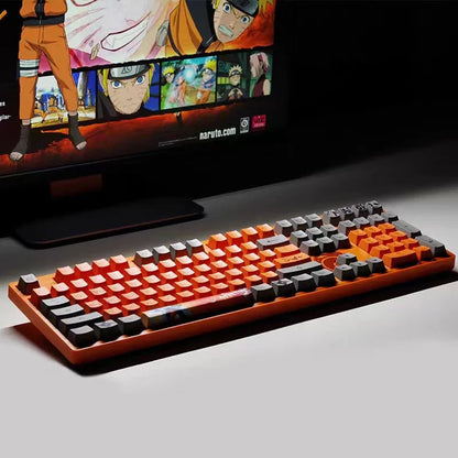 Sasuke Mechanical Keyboard Tre-mode trådløst RGB-baggrundsbelyst gaming esports-tastatur