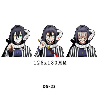 Tanjirou/Nezuko/Zenitsuuu/Inosuke attendent une variété de rôles autocollants d'expression de variation 3D