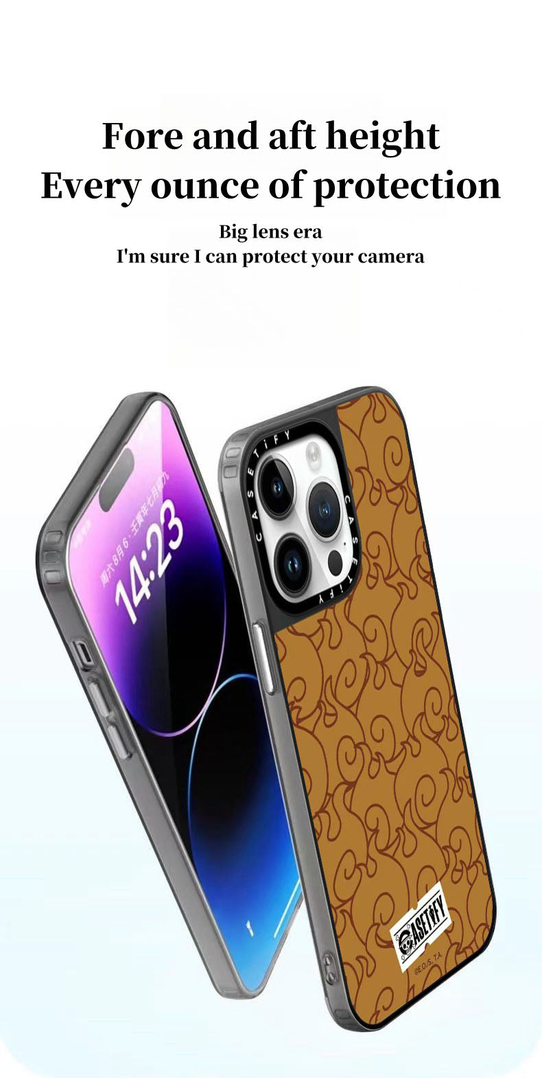 Luffy/Ace Demon fruit silikonové pouzdro na telefon odolné proti nárazu